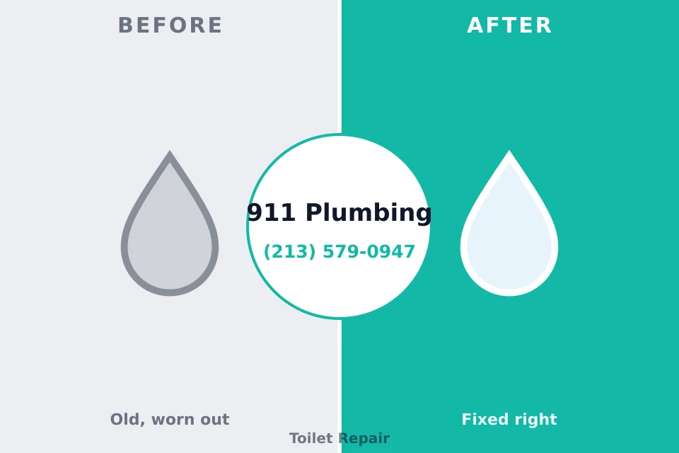 Before and after: plumbing repair Farmers Branch, TX